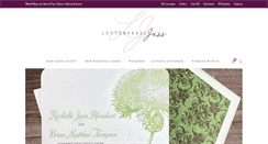 Desktop Screenshot of letterpressjess.com